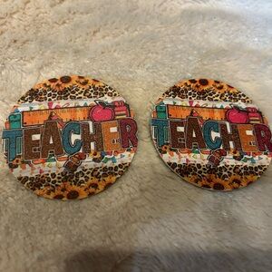 Teacher Car Coasters